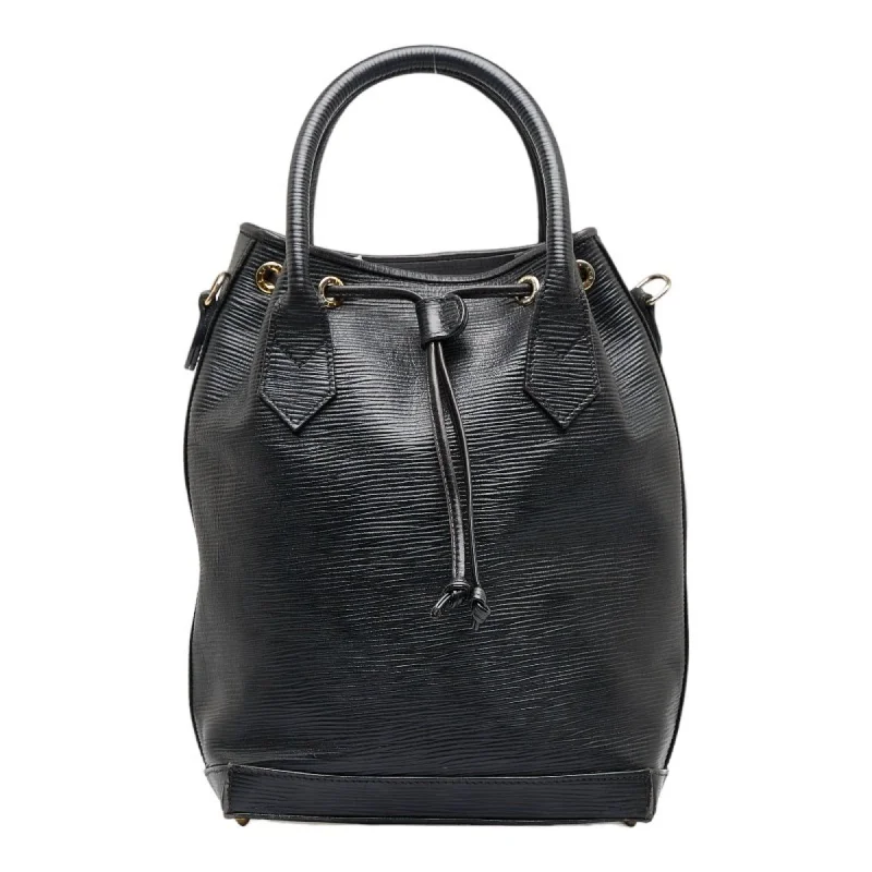 FENDI handbag shoulder bag black leather ladies