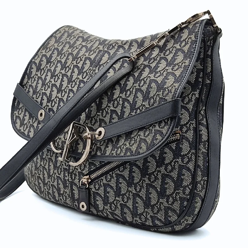 DIOR Saddle large shoulder bag in monogram canvas