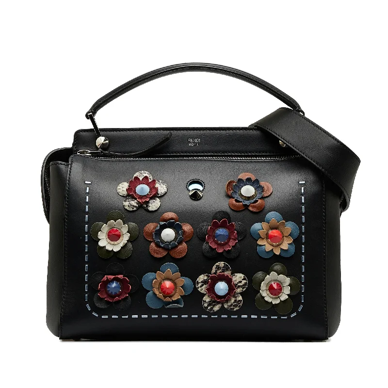 Fendi Flowerland DotCom Satchel (SHG-VgugWn)