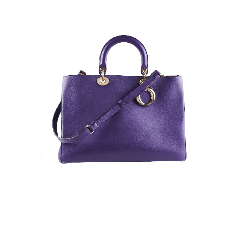 Dior Diorissimo Medium Tote Purple