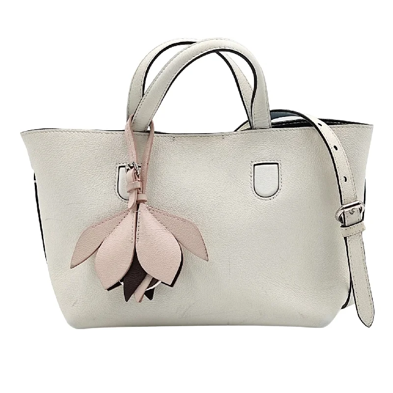 Christian Dior Christian Blossom mini shoulder bag in white leather