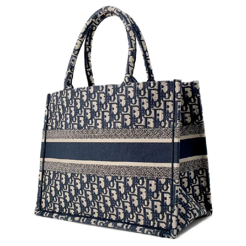 Dior Oblique Book Tote Navy M1296ZRIW Canvas Size Medium