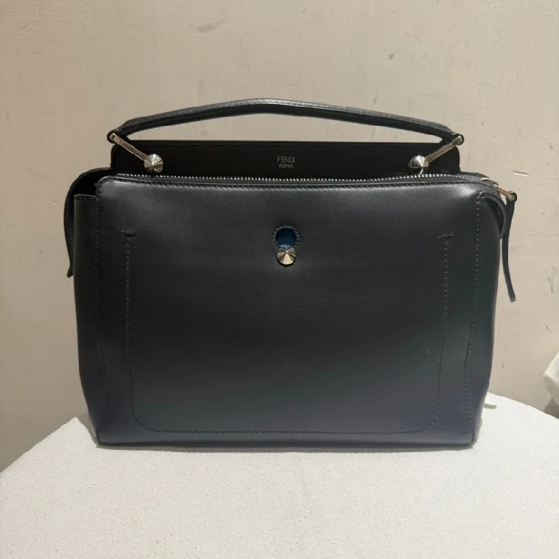 Fendi Peekaboo Black Leather Handbag Medium