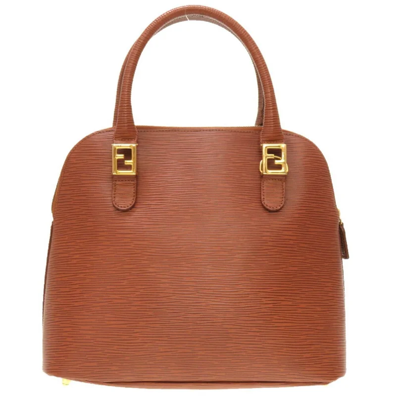 FENDI Leather Brown Hardware Handbag