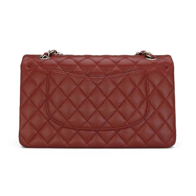 Chanel Classic Double Flap Medium Dark Red Caviar 2013