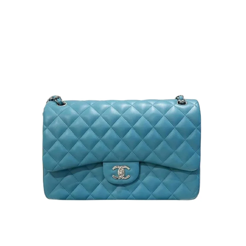 Jumbo Classic Double Flap Blue SHW