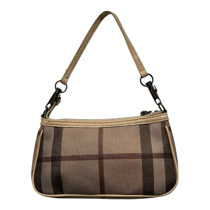 BURBERRY/Hand Bag/Plaid/Leather/CRM/MINI HANDBAG