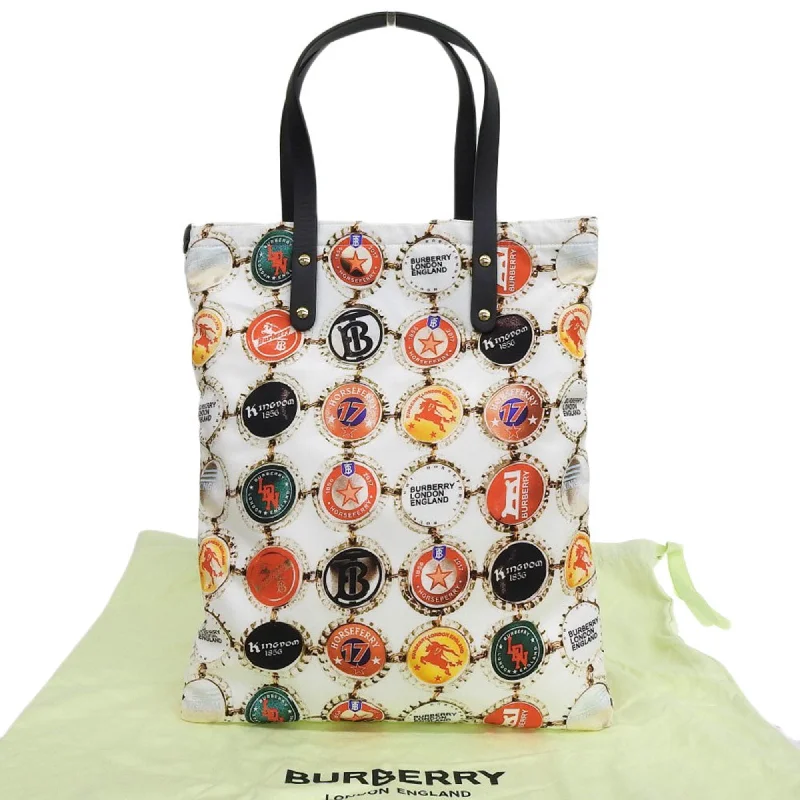 Burberry BURBERRY bottle cap pattern tote bag handbag nylon multicolor 8022365