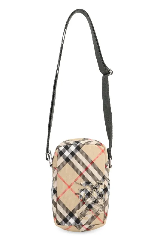 Burberry Check Fabric Smartphone Case/Shoulder Bad