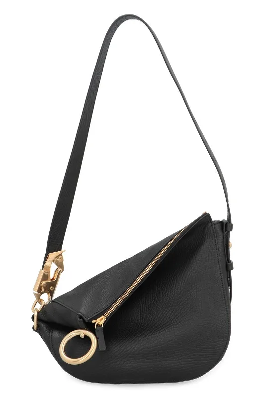 Burberry Knight Leather Shoulder Bag