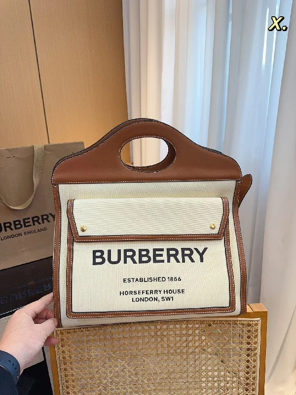 Burberry Pocket Handbag Shoulder Bag