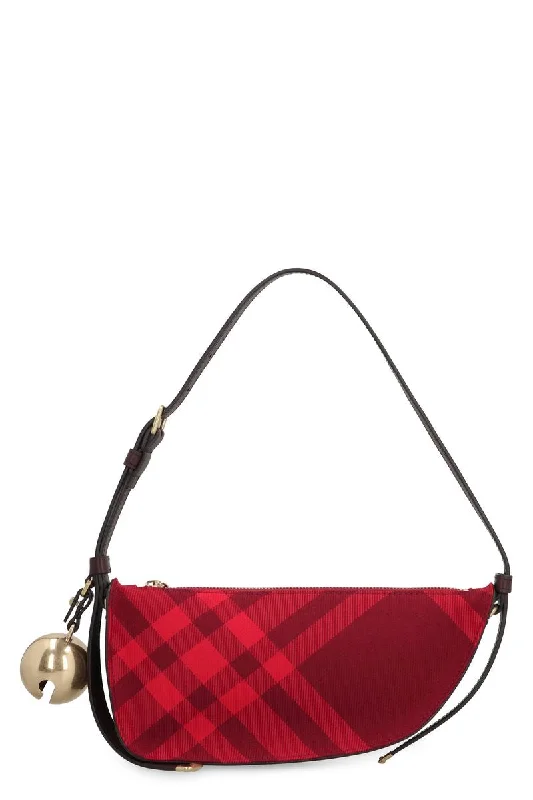 Burberry Shield Fabric Shoulder Bag