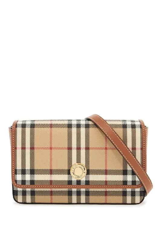 'Checkered Shoulder Bag With Strap