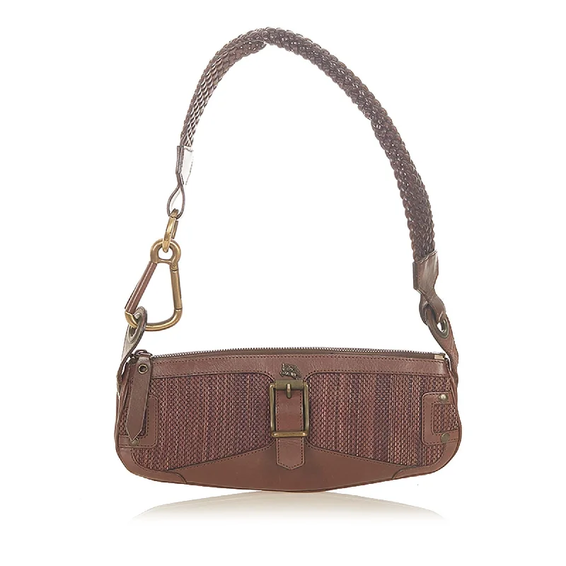 Burberry Canvas Shoulder Bag (SHG-19388)