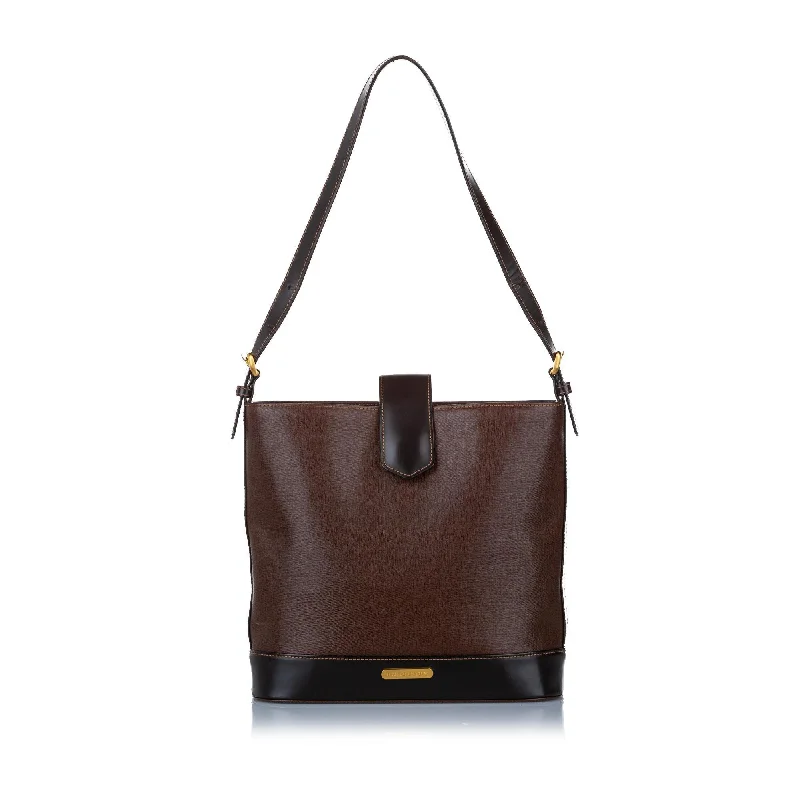 Burberry Leather Shoulder Bag (SHG-17269)