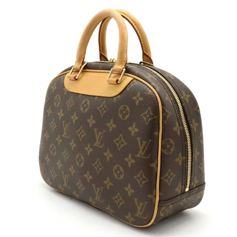 Louis Vuitton Brown Canvas Deauville handbag bag