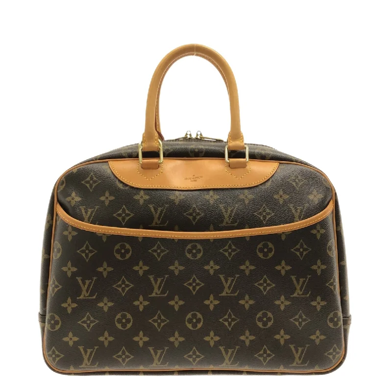 Louis Vuitton Brown Canvas Deauville handbag bag