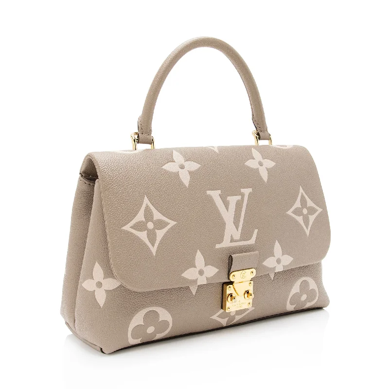 Louis Vuitton Giant Monogram Empreinte Madeleine MM Top Handle Bag (SHF-yODfGB)