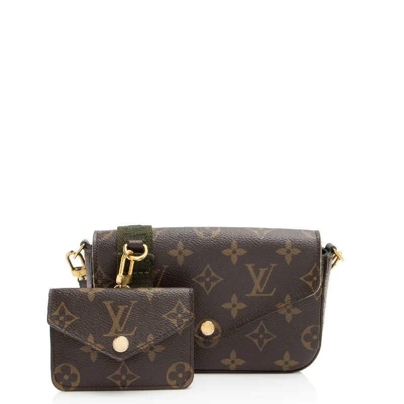 Louis Vuitton Monogram Canvas Felicie Strap & Go Crossbody (SHF-iKN73P)