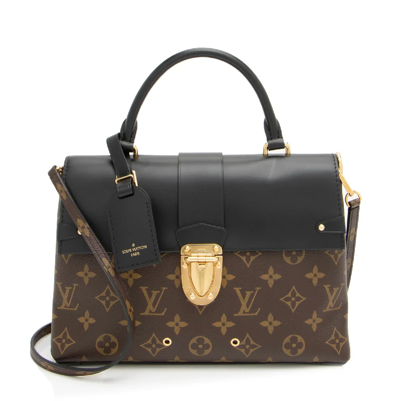 Louis Vuitton Monogram Canvas One Handle MM Flap Bag (SHF-8PThM6)