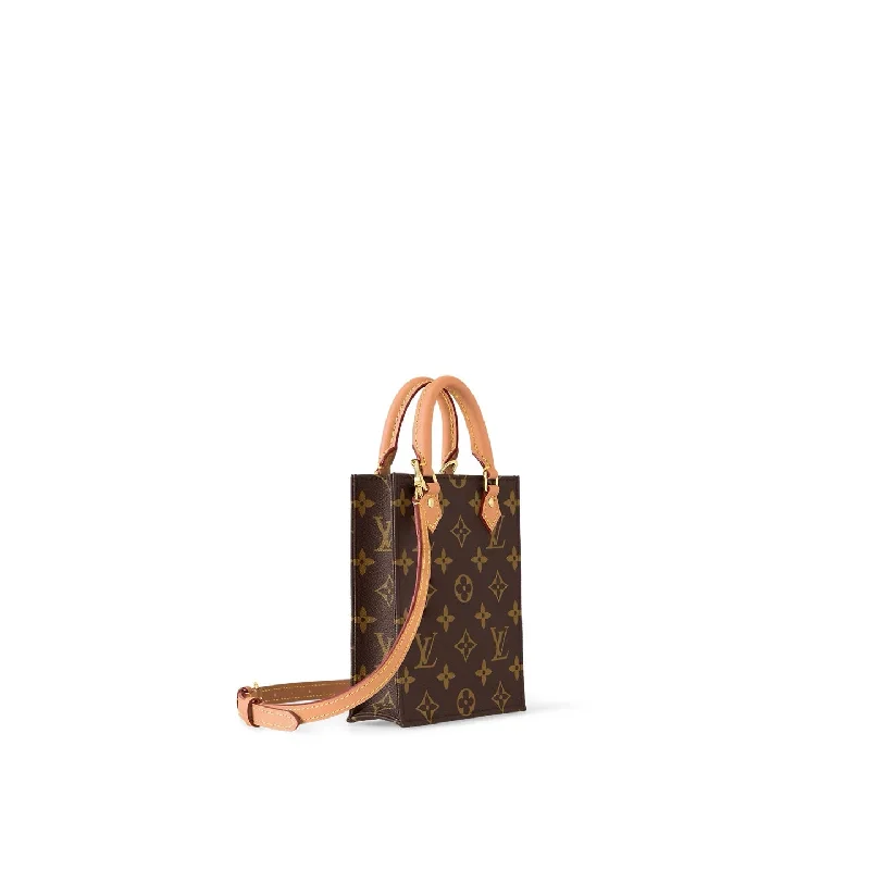 LOUIS VUITTON MONOGRAM PETIT SAC PLAT HANDBAG