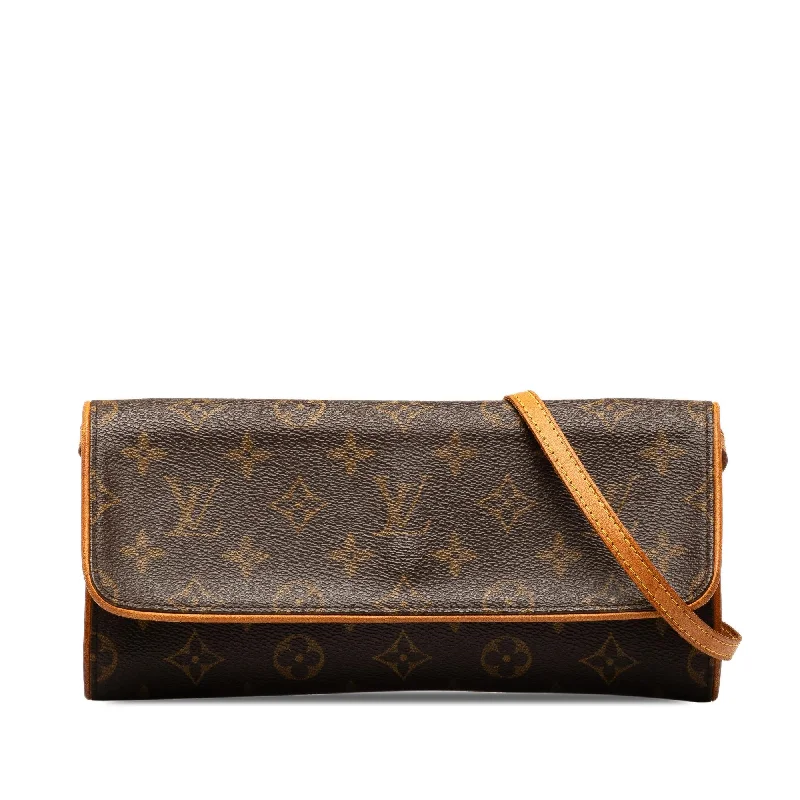 Louis Vuitton Monogram Pochette Twin GM (SHG-mhENn9)