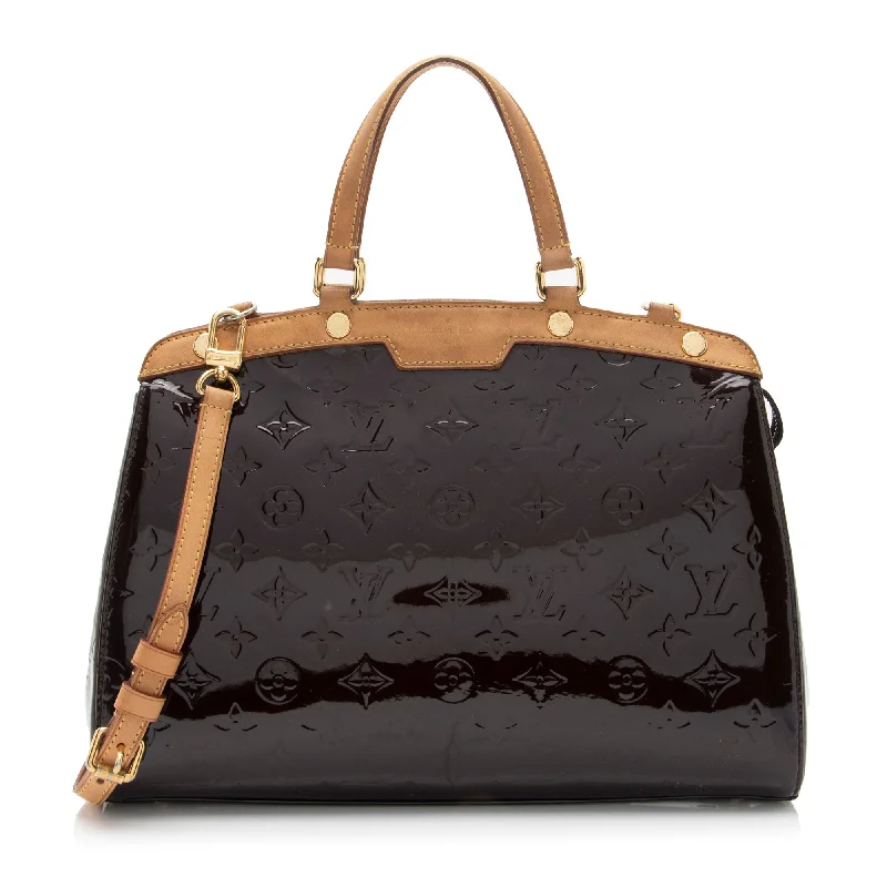 Louis Vuitton Monogram Vernis Brea MM Satchel (SHF-hgZDJV)