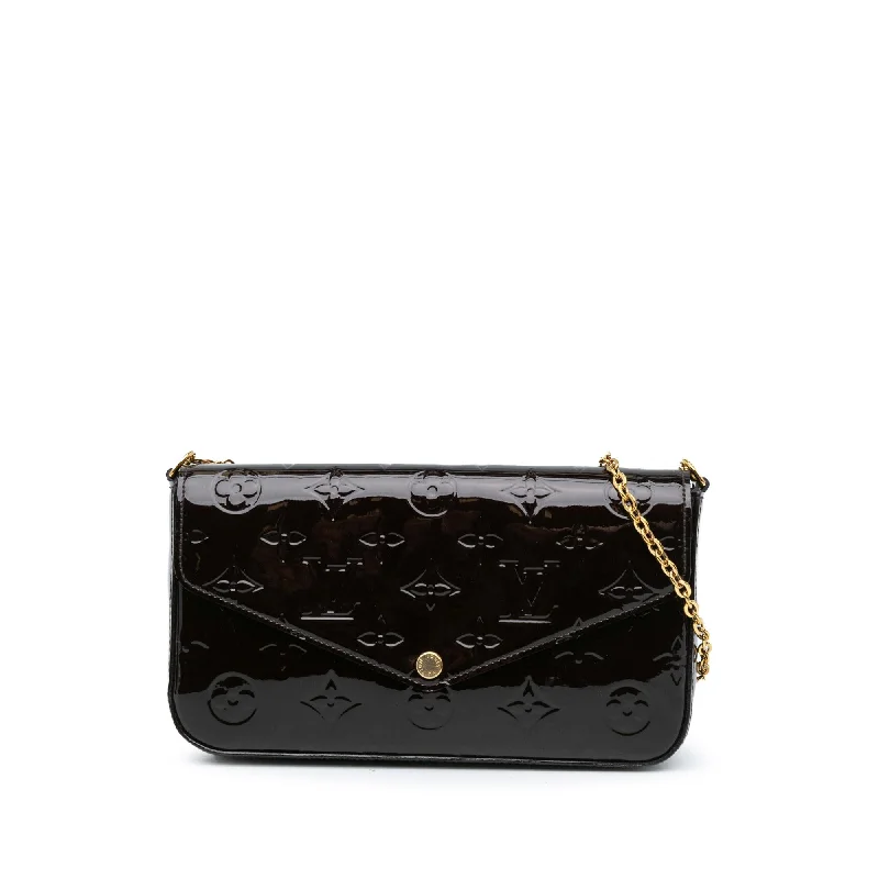 Louis Vuitton Monogram Vernis Pochette Felicie (SHG-xoejDR)