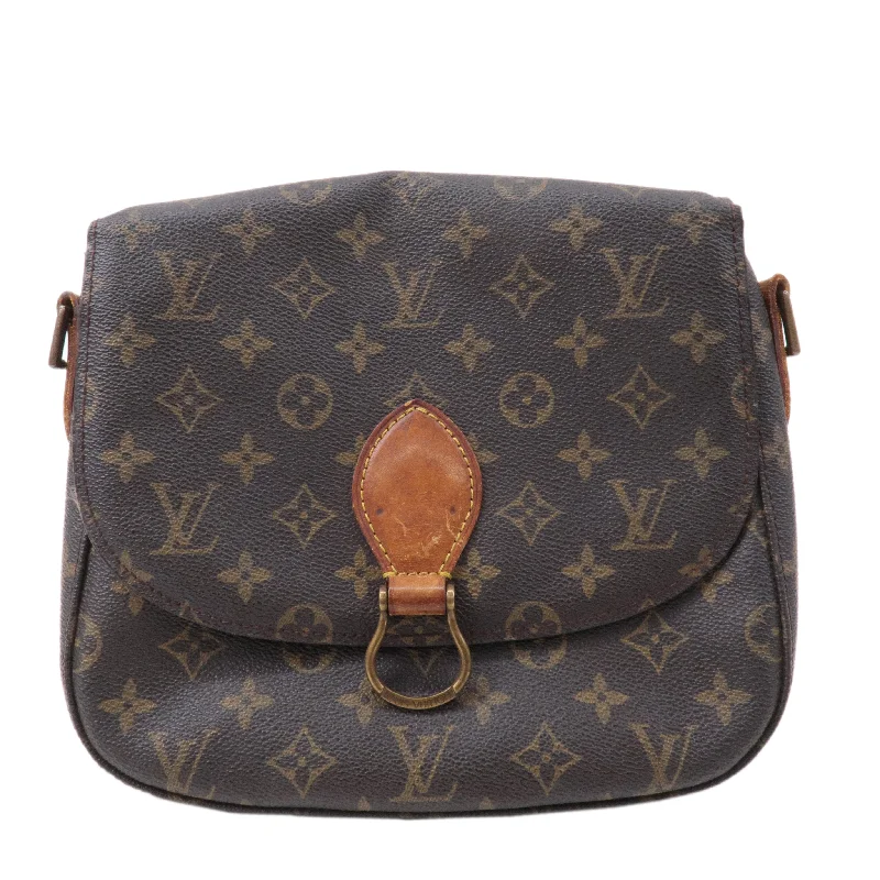 Authouis Louis Vuitton Monogram Saint Cloud GM Shoulder Bag Brown M51242