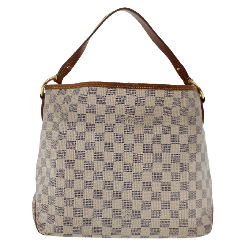 LOUIS VUITTON Damier Azur Delightful PM Shoulder Bag N41447 LV Auth 47155