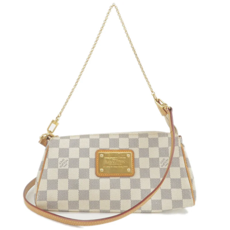 Louis Vuitton Damier Azur Eva 2 Way Pouch Shoulder Bag N55214