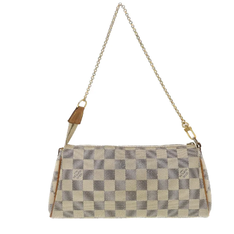 LOUIS VUITTON Damier Azur Eva Shoulder Bag 2way N55214 LV Auth 37757