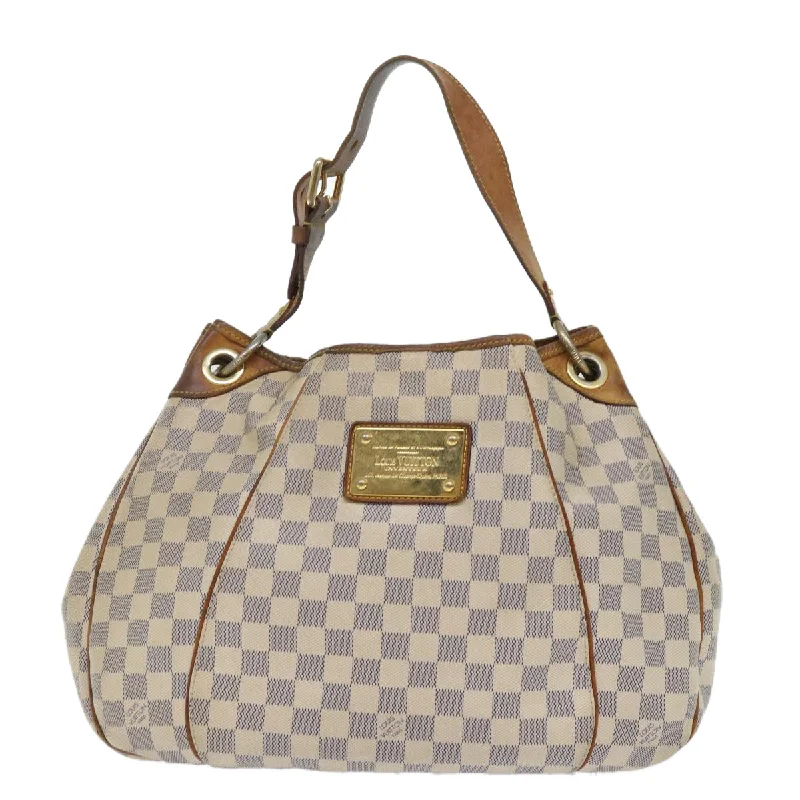 LOUIS VUITTON Damier Azur Galliera PM Shoulder Bag N55215 LV Auth 50037