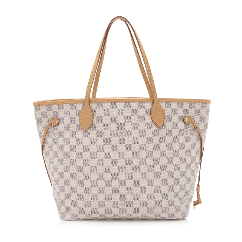 Louis Vuitton Damier Azur Neverfull MM Tote (SHF-LojKbI)