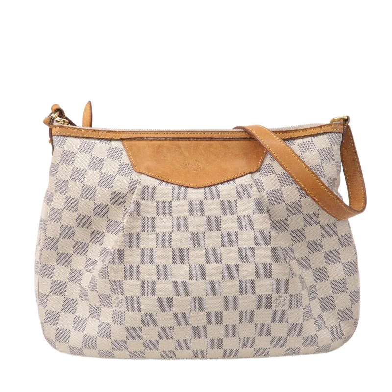 Louis Vuitton Damier Azur Siracusa MM Shoulder Bag N41112