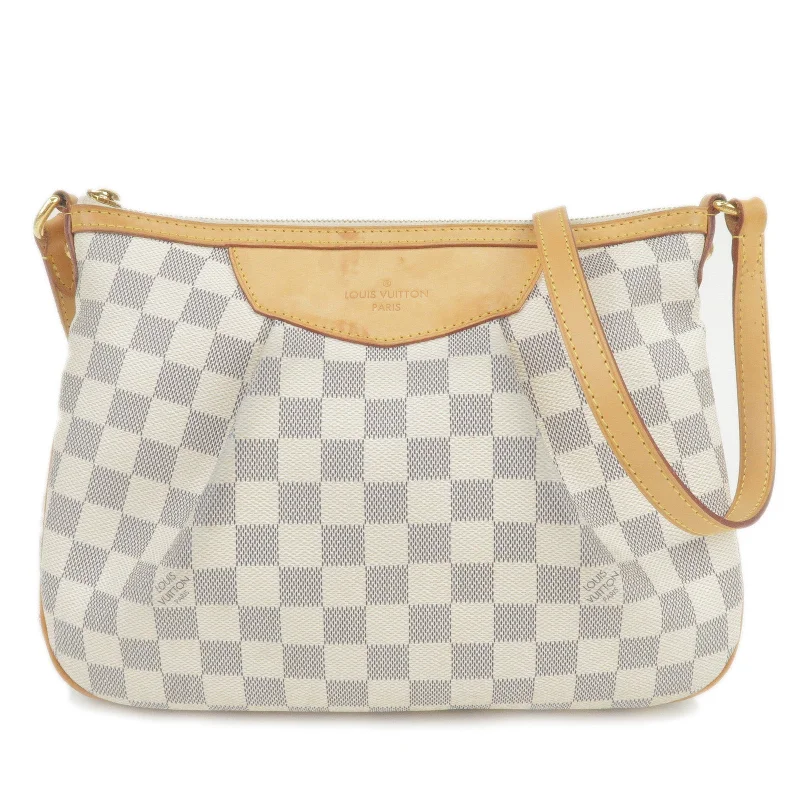 Louis Vuitton Damier Azur Siracusa PM Shoulder Bag N41113