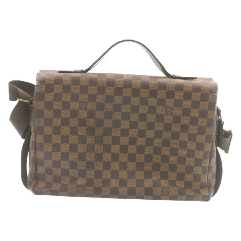 LOUIS VUITTON Damier Ebene Broadway Shoulder Bag N42270 LV Auth bs534