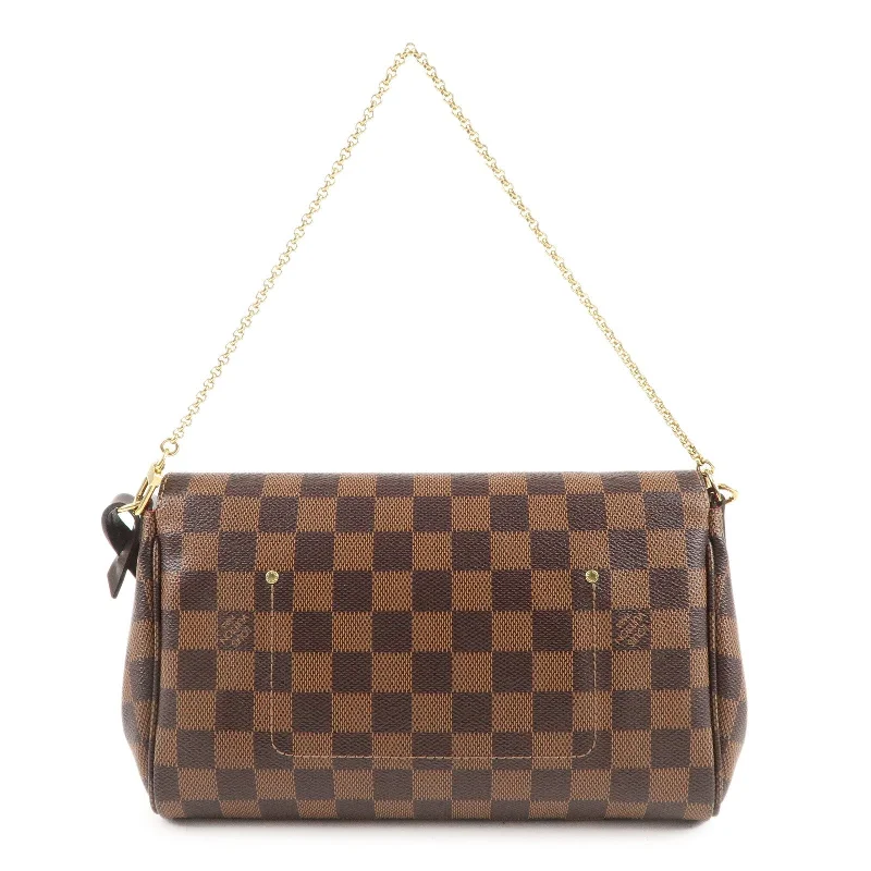 Louis Vuitton Damier Ebene Favorite MM 2Way Shoulder Bag N41129