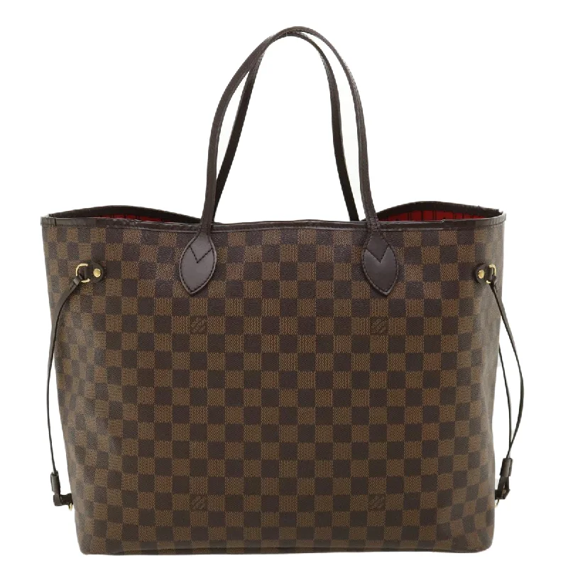 LOUIS VUITTON Damier Ebene Neverfull GM Tote Bag N51106 LV Auth am3481