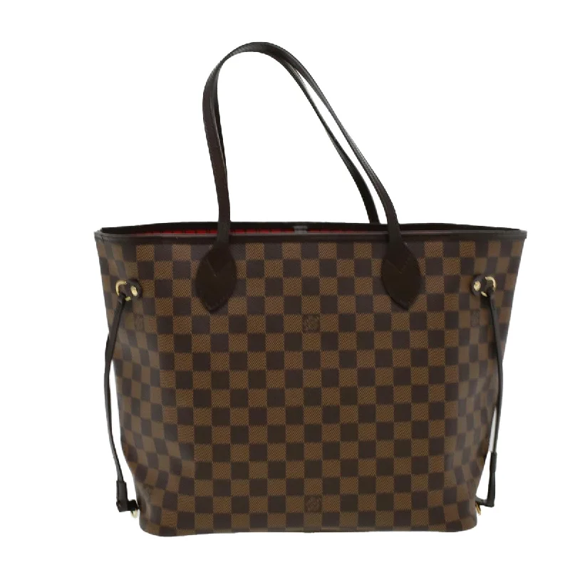 LOUIS VUITTON Damier Ebene Neverfull MM Tote Bag N51105 LV  tp543A