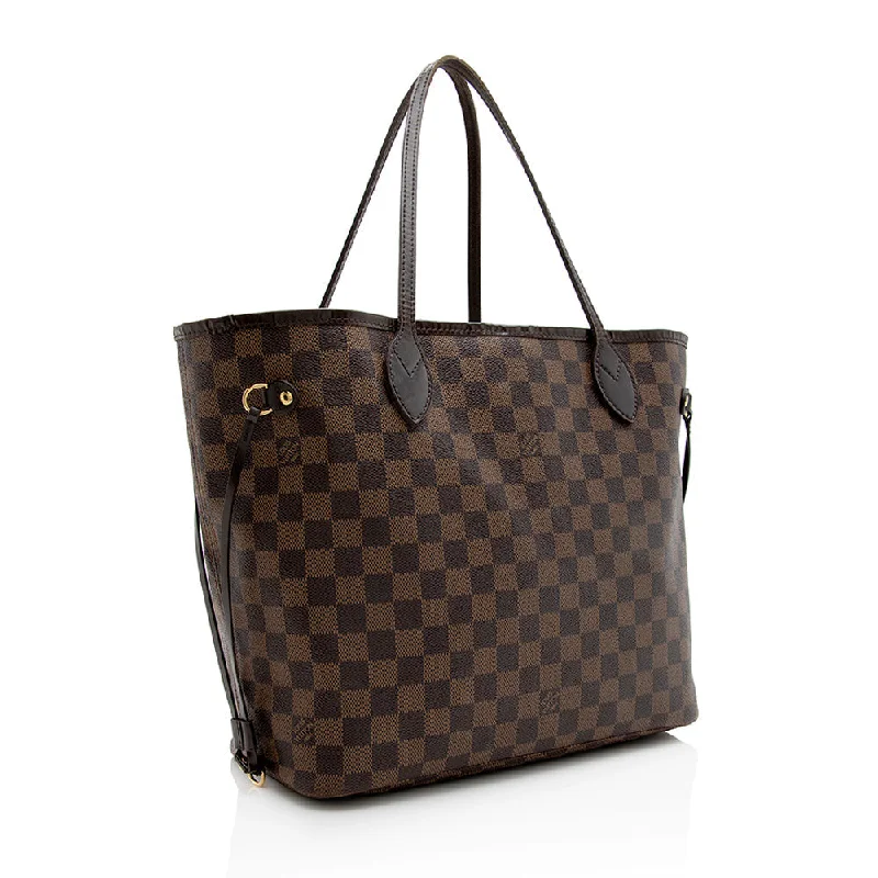 Louis Vuitton Damier Ebene Neverfull MM Tote (SHF-21932)