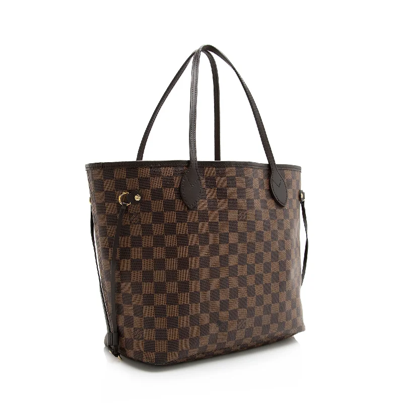 Louis Vuitton Damier Ebene Neverfull MM Tote (SHF-22350)