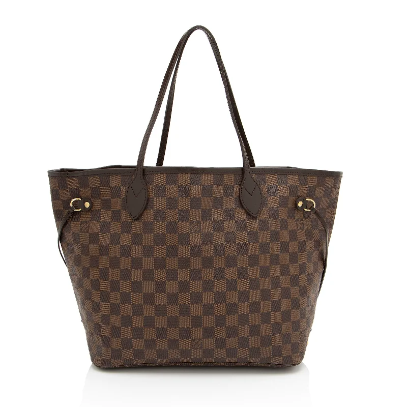 Louis Vuitton Damier Ebene Neverfull MM Tote (SHF-nNvGqX)