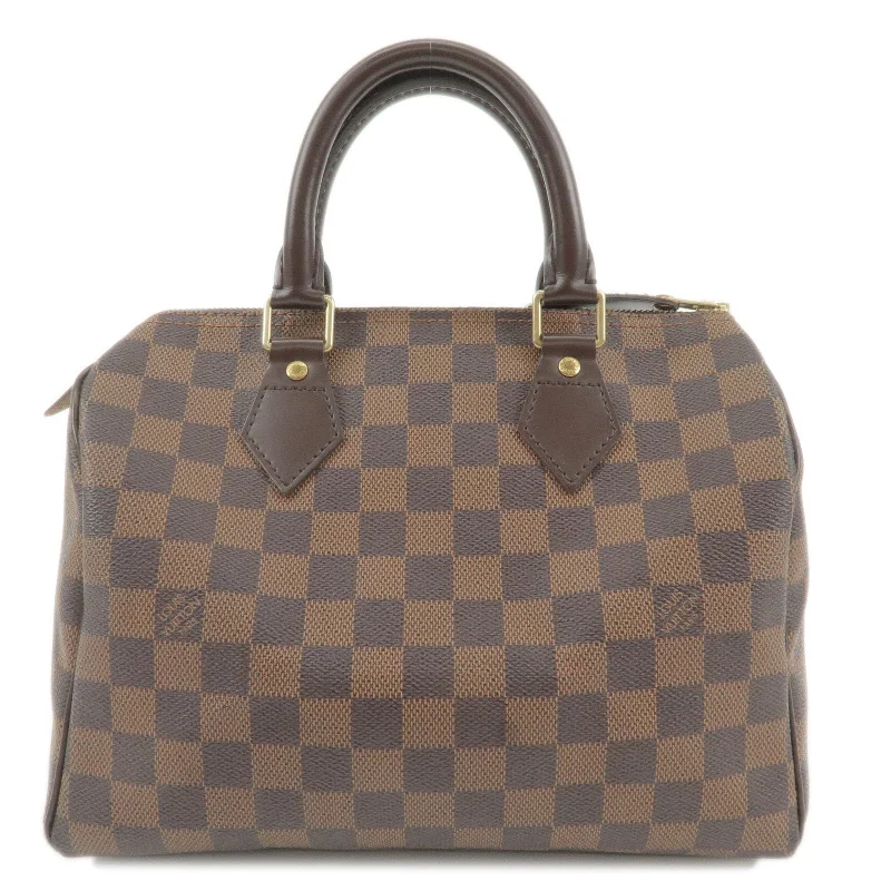 Louis Vuitton Damier Ebene Speedy 25 Boston Bag N41365