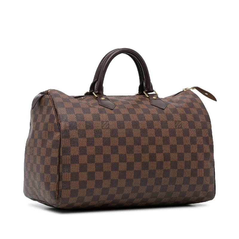 Louis Vuitton Damier Ebene Speedy 35 (SHG-7aw1WY)