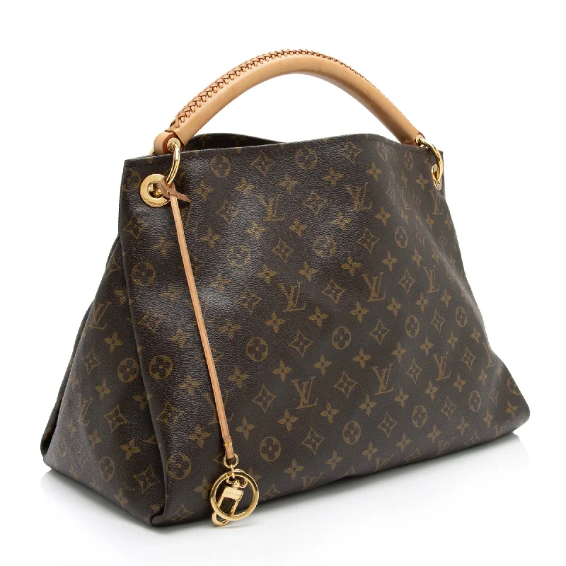 Louis Vuitton Monogram Canvas Artsy MM Shoulder Bag (SHF-23556)