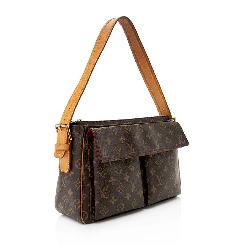 Louis Vuitton Monogram Canvas Viva Cite GM Shoulder Bag (SHF-20552)