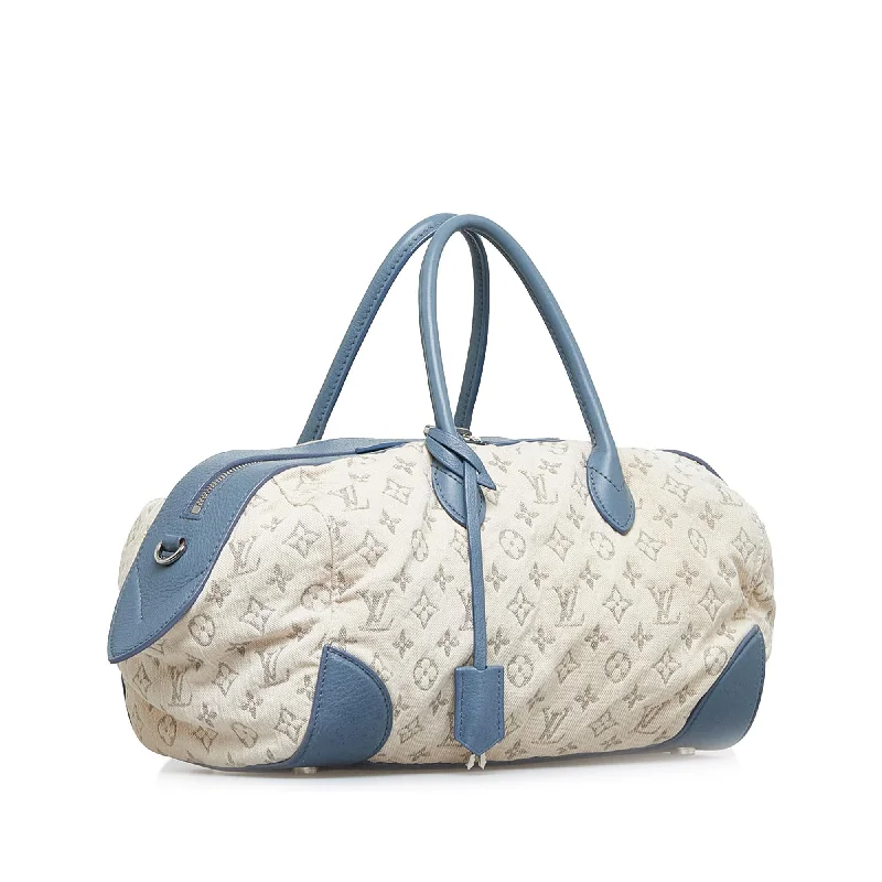 Louis Vuitton Monogram Denim Speedy Round GM (SHG-hkKBS6)