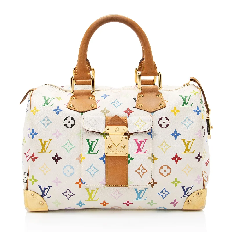 Louis Vuitton Monogram Multicolore Speedy 30 Satchel (SHF-aLofom)