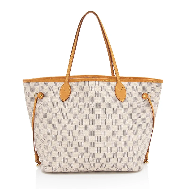 Louis Vuitton Damier Azur Neverfull MM Tote (SHF-ngg35q)